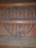 Metalen hart met optie tot insteken foto's of memo's, Ophalen, Zo goed als nieuw