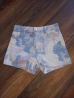 H&M lichtblauw pastel tiedye shortje 140, Broek, Meisje, H&M, Ophalen of Verzenden