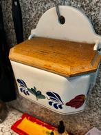 Boerenbond Zoutpot - Vintage Keukenaccessoire, Antiek en Kunst, Antiek | Keukenbenodigdheden, Ophalen of Verzenden