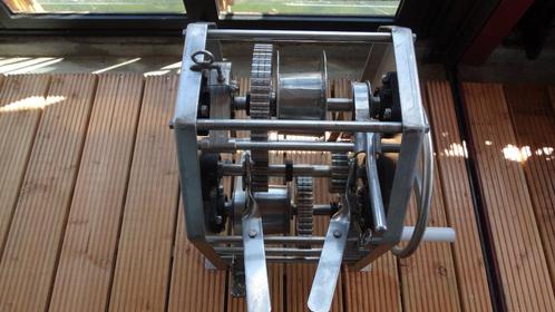 Dubbele handbedienbare lier van RVS voor zeilboot/platbodem, Watersport en Boten, Bootonderdelen, Nieuw, Dekbeslag, Zeilboot, Ophalen