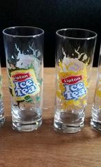 Lipton Ice Tea hoge smalle glazen (1 set van 2 glazen), Verzamelen, Nieuw, Ophalen of Verzenden