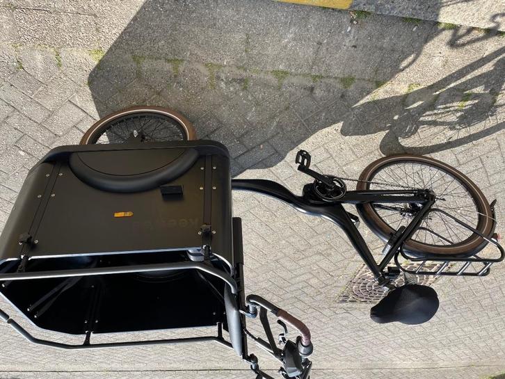 Elektrische  bakfiets  Keewee, Fietsen en Brommers, Fietsen | Dames | Moederfietsen, Zo goed als nieuw, Overige merken, 2 zitjes