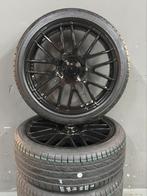 19 inch 5x112 fits Mercedes A B C Klasse Zwart glans et45, 19 inch, Velg(en), Nieuw, Ophalen of Verzenden