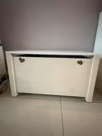 Witte Opbergkist met Hartjes, Kinderen en Baby's, Kinderkamer | Commodes en Kasten, Minder dan 90 cm, Gebruikt, Ophalen of Verzenden