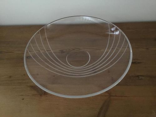 Kristallen schaal/schalen /glazen schalen, Huis en Inrichting, Woonaccessoires | Schalen en Manden, Zo goed als nieuw, Rond, Glas