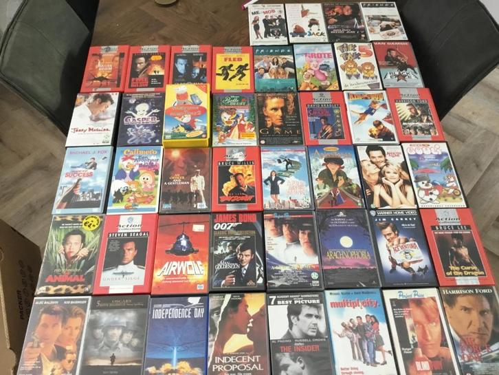 Diverse VHS video’s doos 3, Cd's en Dvd's, VHS | Film, Gebruikt, Overige genres, Alle leeftijden, Ophalen of Verzenden