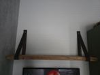 Wandplank met leren dragers  ophangsysteem, Huis en Inrichting, Woonaccessoires | Wandplanken en Boekenplanken, Ophalen of Verzenden