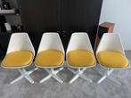 Prachtige Arkana Maurice Burk tulip stoelen, Ophalen, Gebruikt, Vintage Space Age, Vier