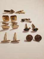 Vintage Manchetknopen en stropdasclips, Ophalen of Verzenden