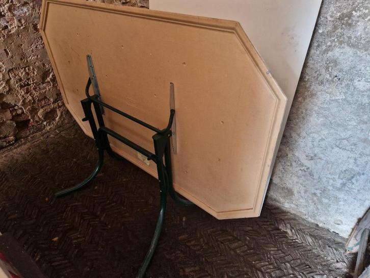 Een klap tuintafel (zeer handig en zeer groot), Tuin en Terras, Tuintafels, Gebruikt, Rechthoekig, Ophalen