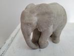 handgemaakte stenen olifant levensecht van marbell, Ophalen of Verzenden, Zo goed als nieuw, Mens