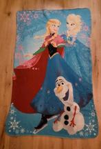 Frozen Deken met Anna, Elsa en Olaf, Ophalen of Verzenden, Gebruikt, 100 cm of meer, Deken