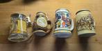 4 mooie bierpul pullen, Antiek en Kunst, Antiek | Keramiek en Aardewerk, Ophalen of Verzenden