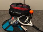 Padel tas , 2 rackets (merk: Kuikma en Babolat), Ophalen of Verzenden, Zo goed als nieuw, Padeltas