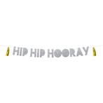 Hip Hip Hooray Slinger - Nieuw!, Versiering, Verjaardag, Nieuw, Ophalen of Verzenden