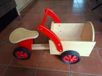 Houten bakfietsje, Kinderen en Baby's, Speelgoed | Buiten | Voertuigen en Loopfietsen, Ophalen, Gebruikt, Loopfiets
