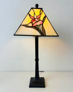 Art deco Tiffany stijl tafellamp, Ophalen of Verzenden, Glas, Minder dan 50 cm