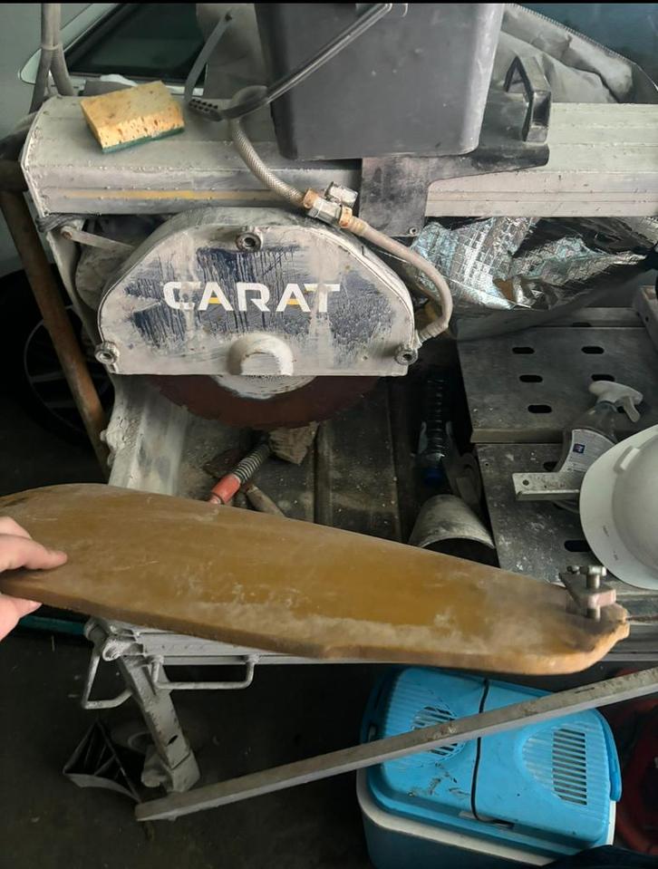 Carat Brugzaagmachine - Tegelzaag, Doe-het-zelf en Verbouw, Gereedschap | Overige machines, Gebruikt, Ophalen of Verzenden