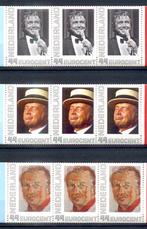 9 persoonlijke postzegels postfris toon hermans, Postzegels en Munten, Postzegels | Nederland, Ophalen of Verzenden, Na 1940, Postfris