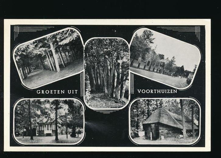 Voorthuizen - meerluik [KRST009-1696, Verzamelen, Ansichtkaarten | Nederland, Ongelopen, Gelderland, 1940 tot 1960, Verzenden