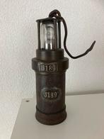 Oude mijnlamp mijnwerkerslamp, Antiek en Kunst, Ophalen of Verzenden
