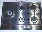Gaskookplaat met 5 kookzones incl. wokbrander. 75 cm., Gebruikt, Minder dan 85 cm, 60 cm of meer, Ophalen of Verzenden