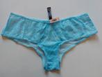 Victoria's Secret broekje kant maat XL NIEUW, Victoria's Secret, Ophalen of Verzenden, Blauw, Slip