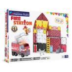 MAGNA-TILES – Fire Station Brandweerkazerne | 50 Stuks, ., Nieuw, Ophalen of Verzenden, .