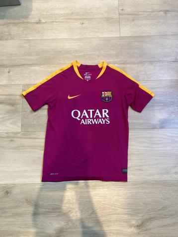 Barcelona shirt maat M kinderen - Goede staat! beschikbaar voor biedingen