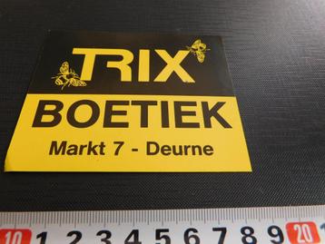 sticker RIX Boetiek Markt 7 Deurne  beschikbaar voor biedingen