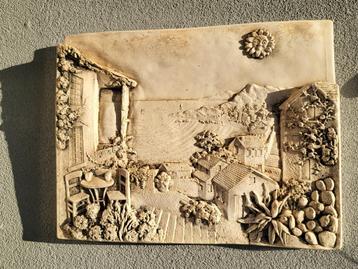 Stenen schilderij - wand decoratie beschikbaar voor biedingen