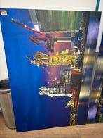 Mooi foto schilderij van de haven van schiedam/ huisman, Ophalen