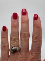 H979 Prachtige zilveren modernist ring (verstelbaar), Sieraden, Tassen en Uiterlijk, Antieke sieraden, Ophalen of Verzenden, Zilver