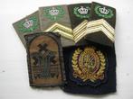 Lot van 6 diverse Emblemen, Verzenden, Landmacht, Nederland, Embleem of Badge