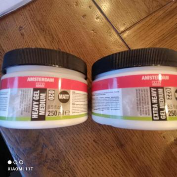Heavy gel medium matt Amsterdam 250 ml beschikbaar voor biedingen
