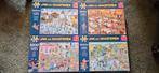 Veel Verschillende Jan v Haasteren puzzels, Hobby en Vrije tijd, Ophalen of Verzenden, 500 t/m 1500 stukjes, Zo goed als nieuw