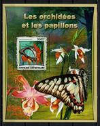 c.afrika 2017 pf blok vlinders insecten butterflies 2, Ophalen of Verzenden, Postfris, Dier of Natuur