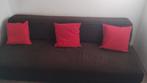 Bedbank, bruin, ripfluweel, Ophalen, Gebruikt, Bruin, Tweepersoons
