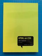 HTML en CSS de basis, Ophalen of Verzenden, Zo goed als nieuw
