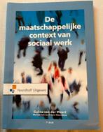 De maatschappelijke context van sociaal werk, Boeken, Ophalen of Verzenden, Alpha, Zo goed als nieuw, HBO