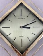 Seiko klok wandklok Quartz dubbele pendel Vintage 1980s 80s, Huis en Inrichting, Gebruikt, Ophalen of Verzenden