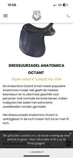 Dressuurzadel Anatomica Octant 17,5 inch, Gebruikt, Dressuur, Ophalen