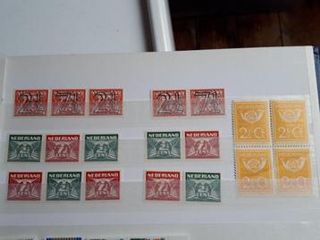 postzegels Nederland postfris, veel velletjes