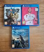 PS4 Dragonball Xenoverse 2, Final Fantasy XV en Fifa 20, 1 speler, Ophalen of Verzenden, Zo goed als nieuw, Vanaf 3 jaar