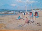 Strandgezicht Zandvoort door Alexander van Noort, Ophalen of Verzenden