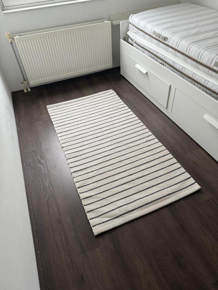 Gestreept Vloerkleed, Huis en Inrichting, Stoffering | Tapijten en Kleden, Gebruikt, 50 tot 100 cm, 100 tot 150 cm, Rechthoekig