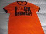 NIEUW oranje voetbal T-shirt: FUCK GERMANY 1988 Coolcat, Oranje, Ophalen of Verzenden, Coolcat, Maat 56/58 (XL)