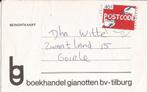 TILBURG 1979 Boekhandel GIANOTTEN naar Goirle, Verzamelen, Ansichtkaarten | Nederland, Verzenden, 1960 tot 1980, Gelopen, Noord-Brabant