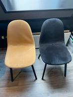 Velvet eetkamerstoelen, Huis en Inrichting, Stoelen, Overige kleuren, Ophalen of Verzenden, Zo goed als nieuw, Stof