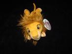 Mufasa leeuw leeuwen koning 20 cm lang, Ophalen of Verzenden, Leeuwenkoning of Jungle Boek, Nieuw, Knuffel